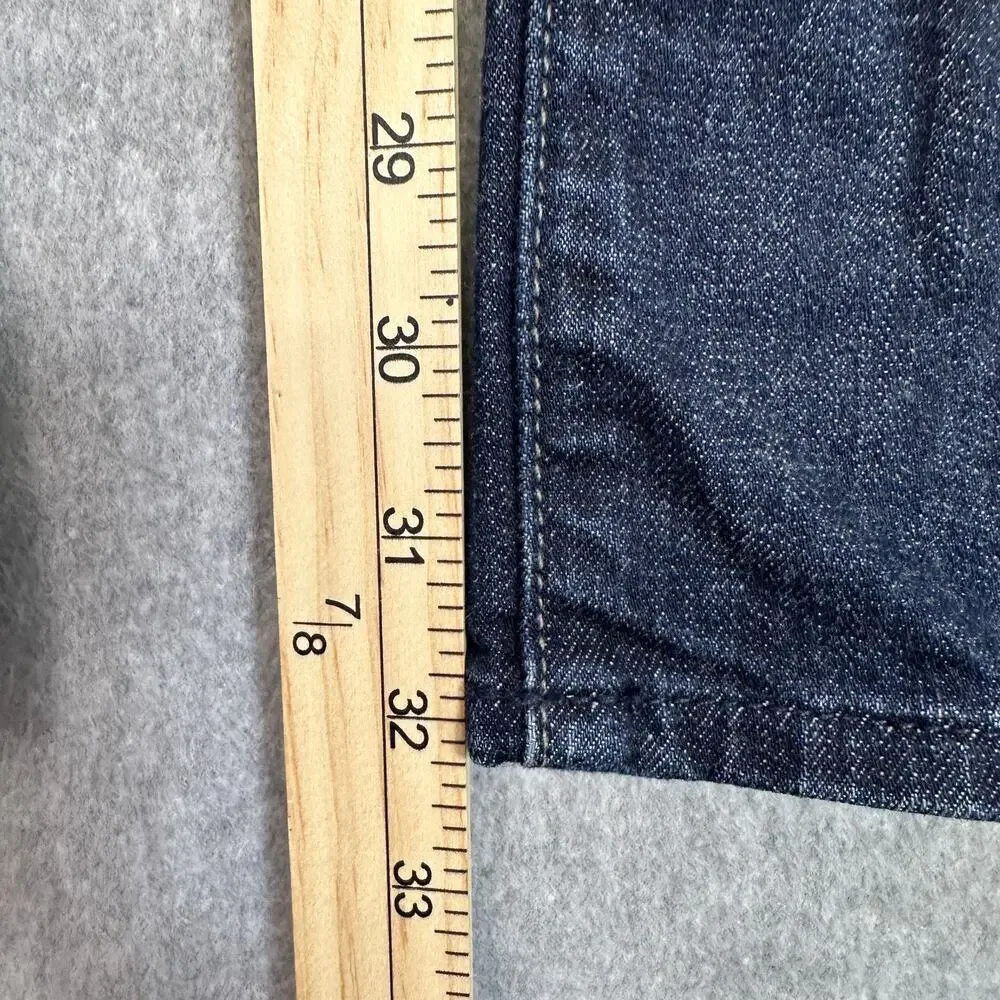7 For All Mankind Jeans Mens 33 Standard Fit Denim Straight Relaxed Button Fly